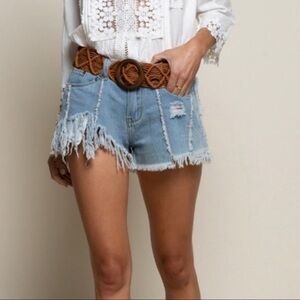 The ELLE Raw Cut Denim Cut-Off